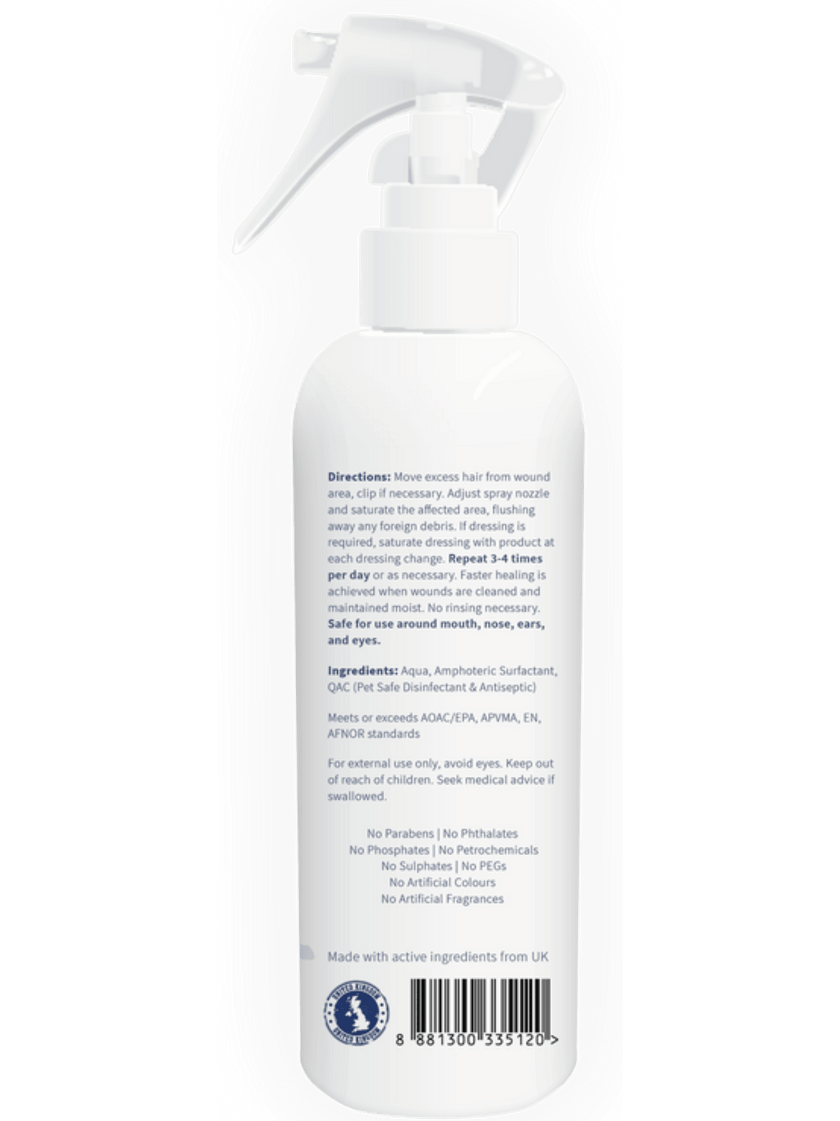 Beyond Clean | 獸醫認可傷口清潔護理及抗菌劑 250ml - RUFF & FETCH