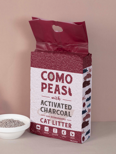 Como | Peas 天然豌豆活性碳貓砂 6L（6包裝優惠）
