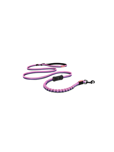 EZYDOG | 輕巧版零拉力牽繩 泡泡糖粉紅配粉紫