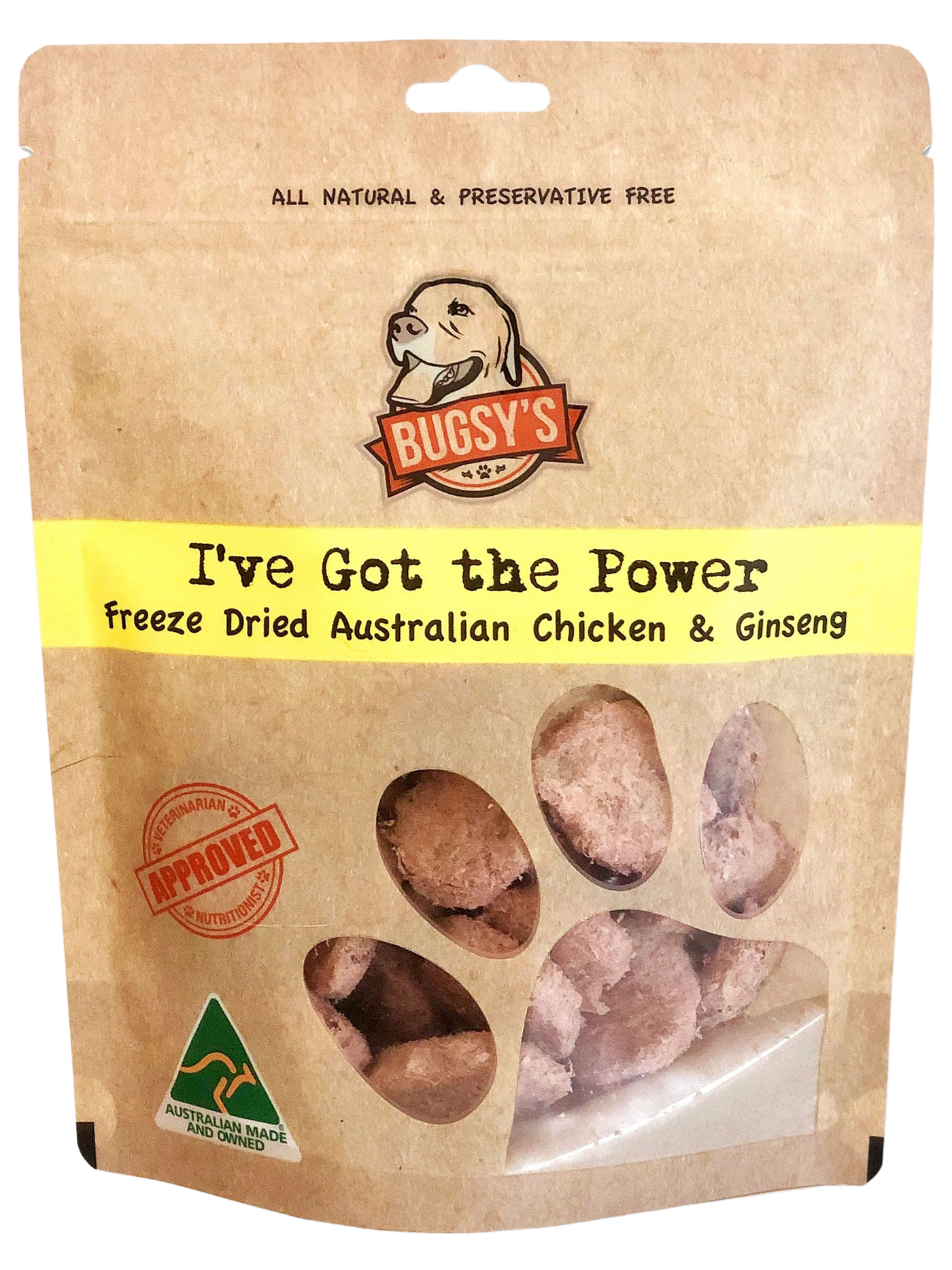Bugsy's | 寵物小食 - 澳洲涷乾人蔘雞肉粒