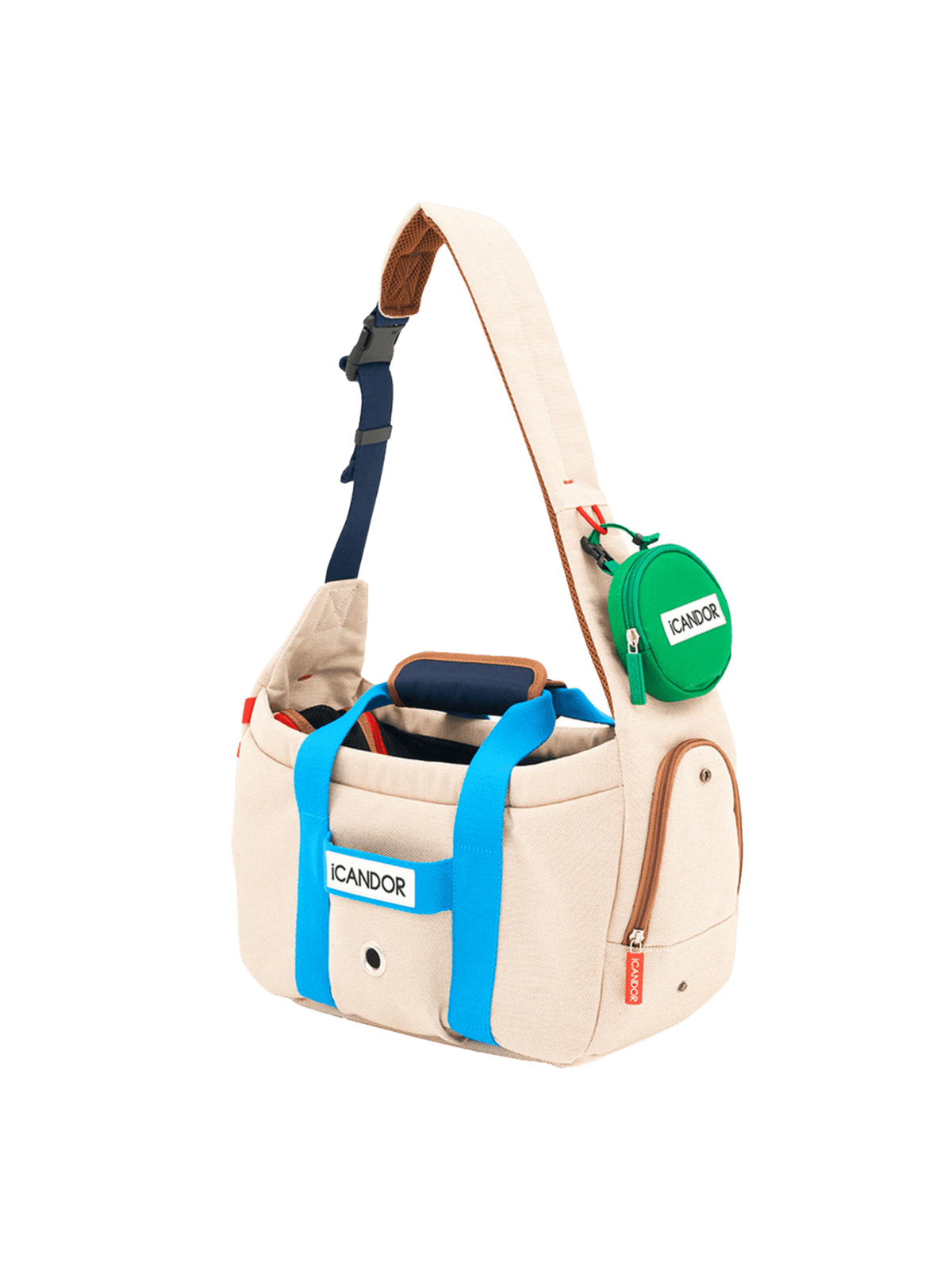 iCandor | 寵物斜背包 Peek-a-boo bag ( 預售4月底 ) - RUFF & FETCH